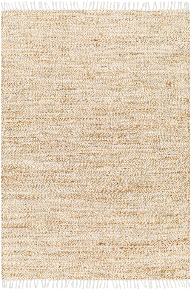 Surya Selanik Snk-2305 Camel, White Rug.