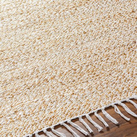 Surya Selanik Snk-2305 Camel, White Rug.