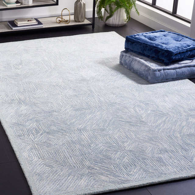 Safavieh Soho Soh127M Blue/Grey Rug.