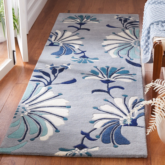 Safavieh Soho Soh826M Blue/Ivory Rug.