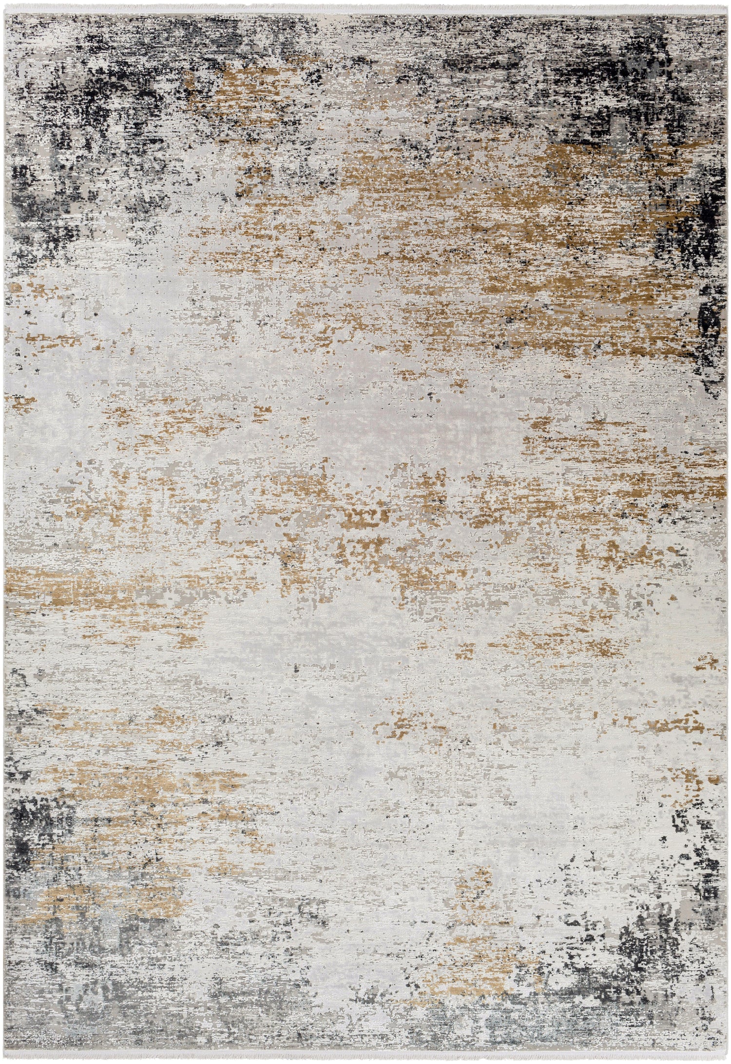 Surya Solar Sor-2302 Medium Gray, Taupe, Bright Yellow Rugs.
