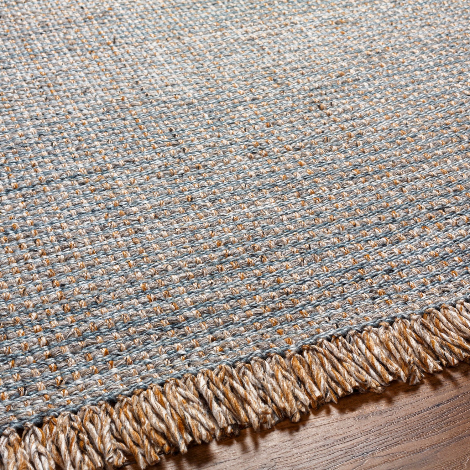 Surya Sara Sru-2305 Pewter, Sage, Slate Grey Taupe, Nickel Rug.