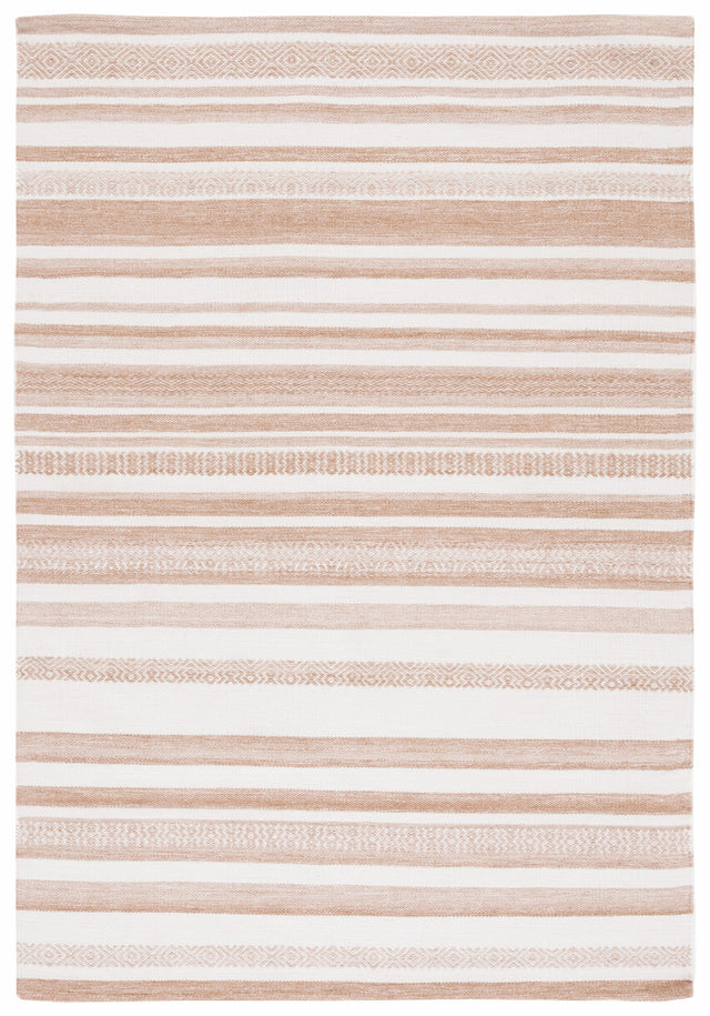 Safavieh Striped Kilim Stk428B Beige/Ivory Rug.
