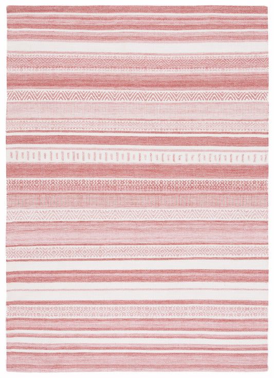 Safavieh Striped Kilim Stk430U Pink/Ivory Area Rug