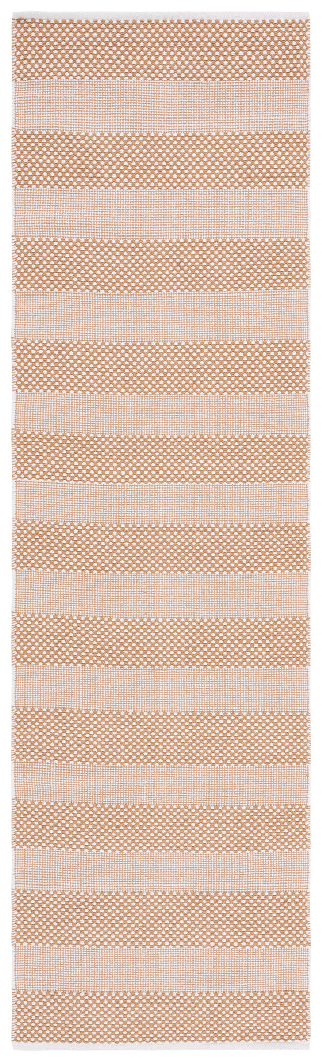 Safavieh Striped Kilim Stk802D Ivory/Gold Rug.