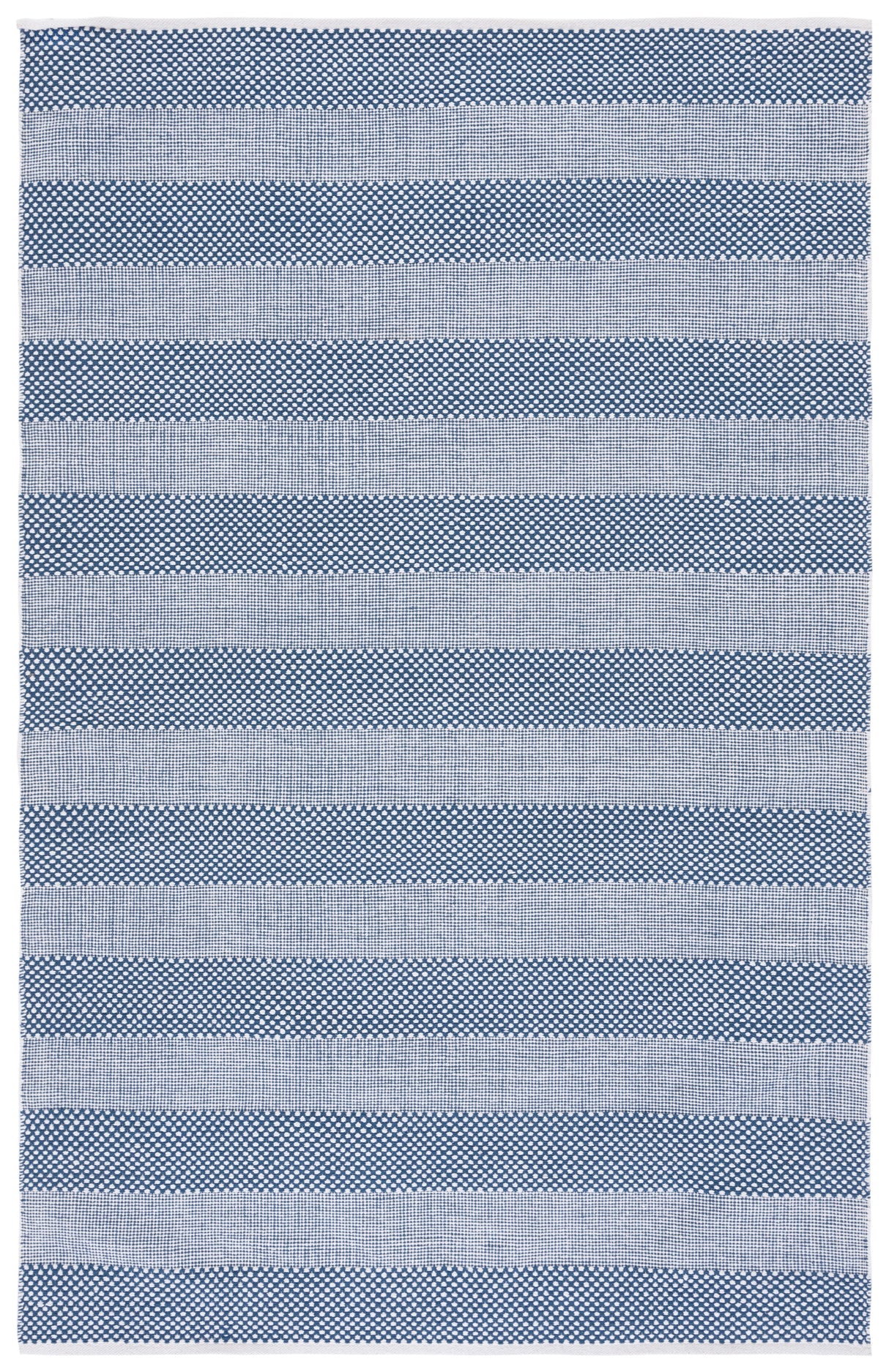 Safavieh Striped Kilim Stk802M Ivory/Blue Rug.