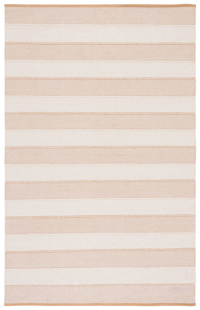 Safavieh Striped Kilim Stk803B Beige/Gold Rug.