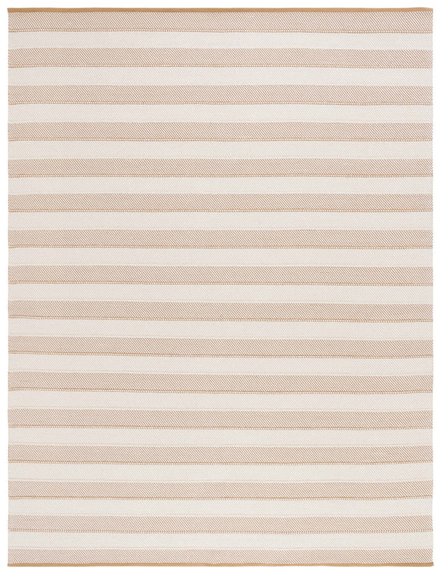Safavieh Striped Kilim Stk803B Beige/Gold Rug.