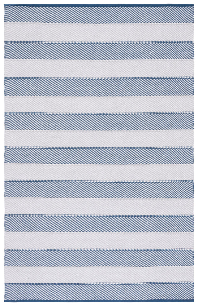 Safavieh Striped Kilim Stk803F Grey/Blue Rug.