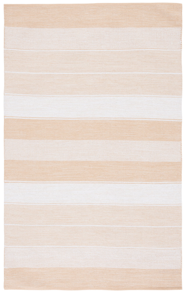 Safavieh Striped Kilim Stk804D Ivory/Gold Rug.