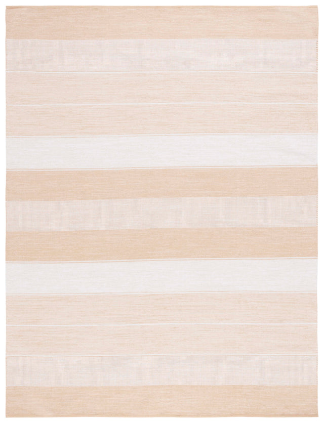 Safavieh Striped Kilim Stk804D Ivory/Gold Rug.