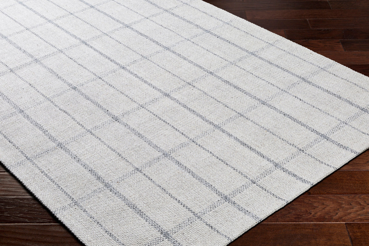 Surya Tartan Tar-2304 Oatmeal, Slate Rug.