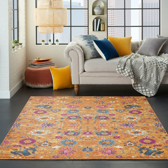 Nourison Passion Psn01 Sunburst Rug