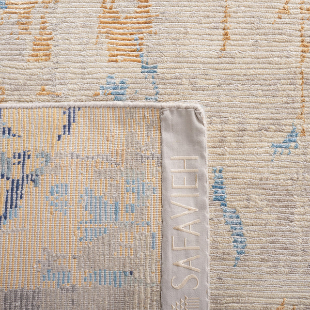 Safavieh Tiffany Tfn603N Navy/Gold Rug.