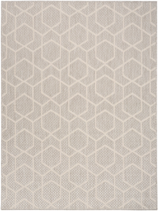 Nourison Horizon Indoor/Outdoor HOZ01 Grey Contemporary Area Rugs