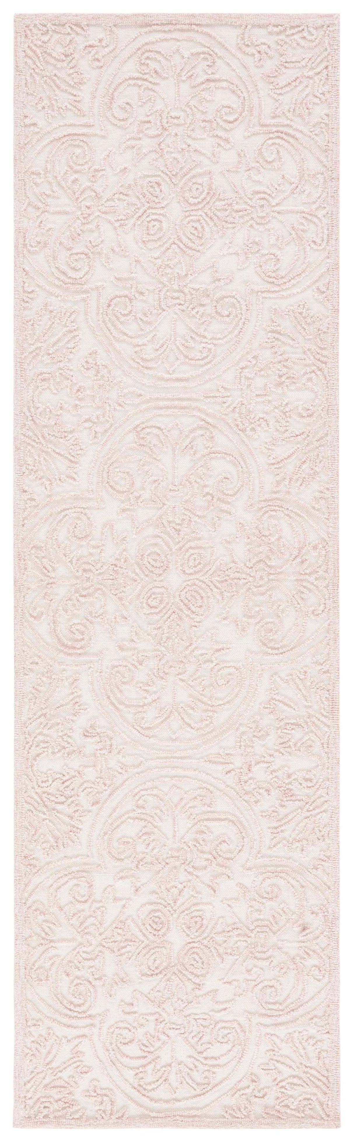 Safavieh Trace Trc101U Ivory/Pink Rug.