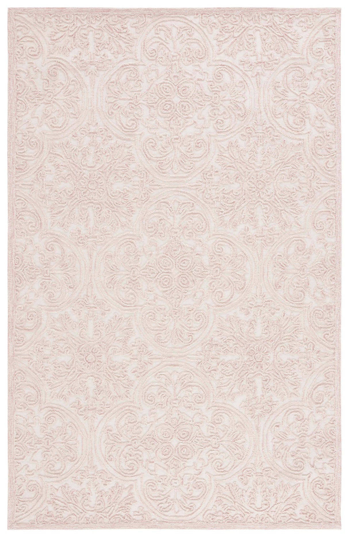 Safavieh Trace Trc101U Ivory/Pink Rug.