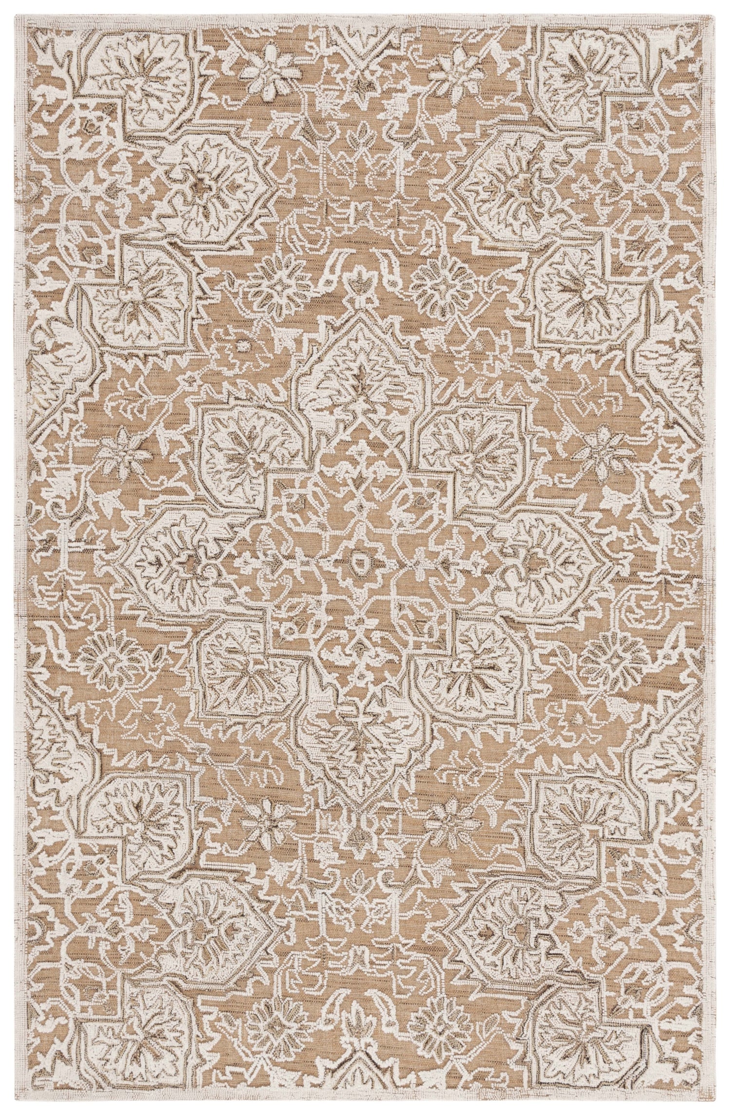 Safavieh Trace Trc304D Gold/Ivory Rug.