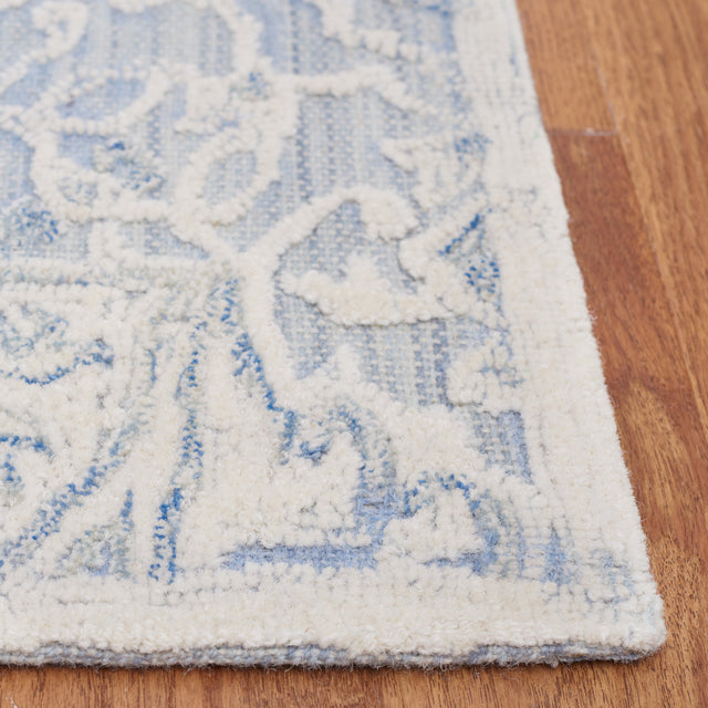 Safavieh Trace Trc304K Light Blue/Ivory Rug.