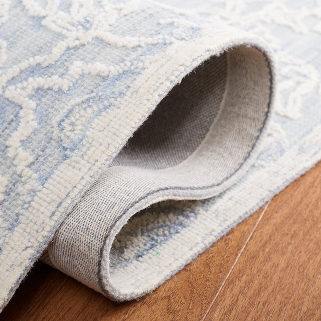 Safavieh Trace Trc304K Light Blue/Ivory Rug.