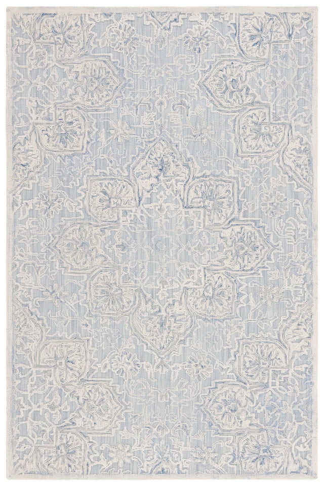 Safavieh Trace Trc304K Light Blue/Ivory Rug.