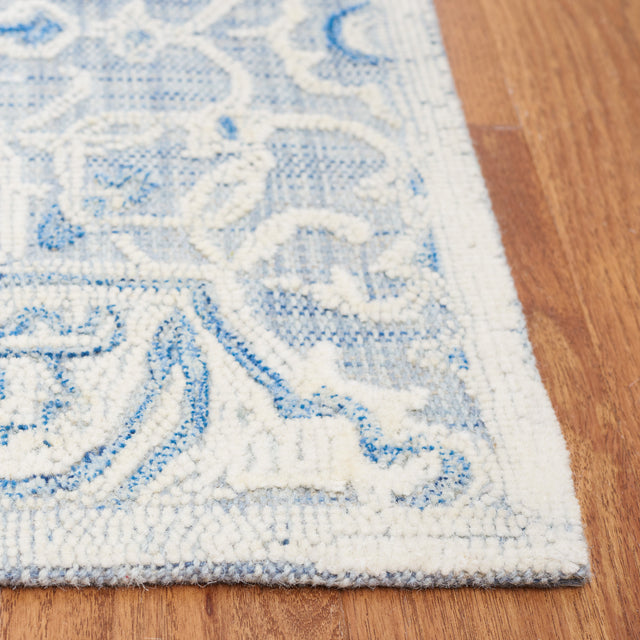 Safavieh Trace Trc304M Blue/Ivory Rug.