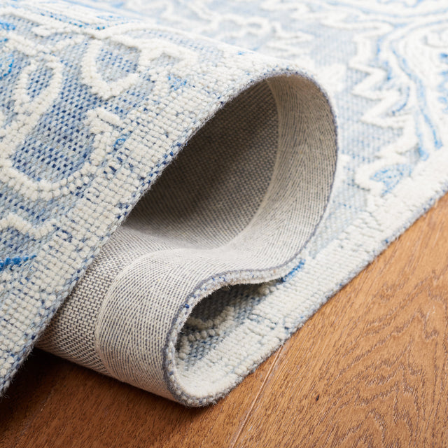 Safavieh Trace Trc304M Blue/Ivory Rug.