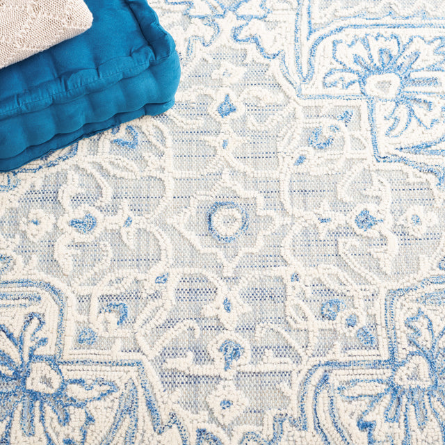 Safavieh Trace Trc304M Blue/Ivory Rug.