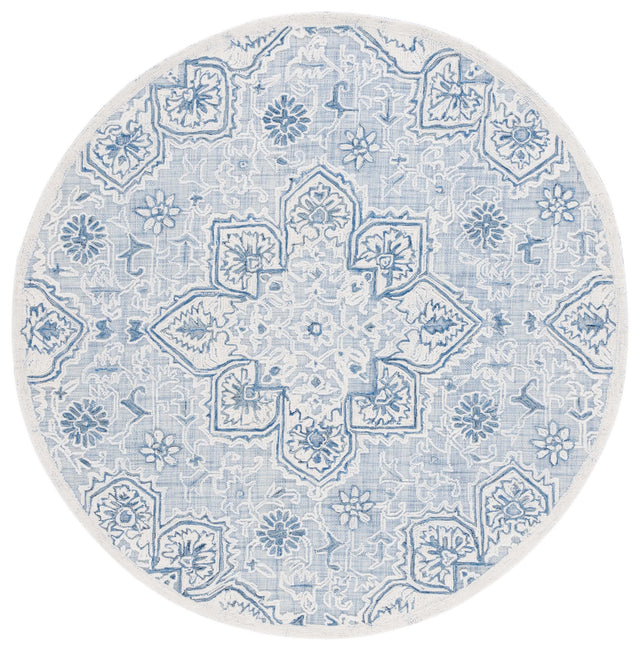 Safavieh Trace Trc304M Blue/Ivory Rug.