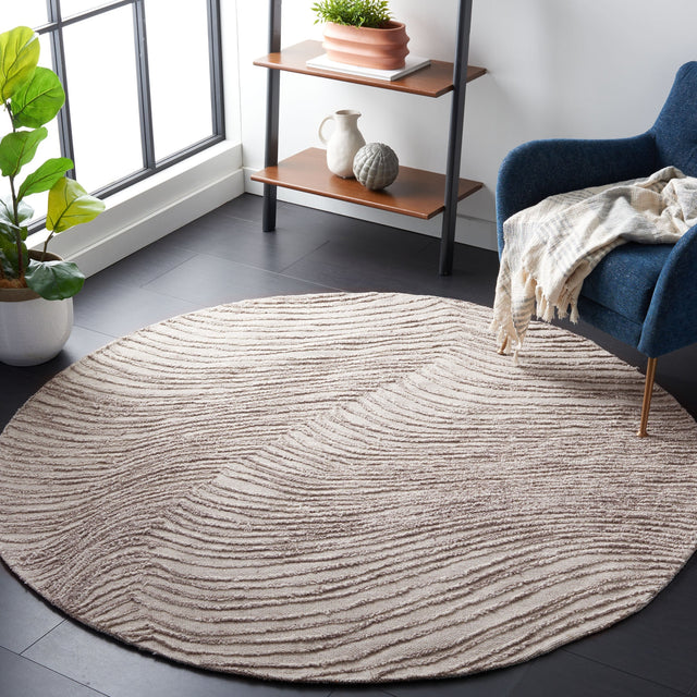 Safavieh Trace Trc901T Brown/Ivory Rug.