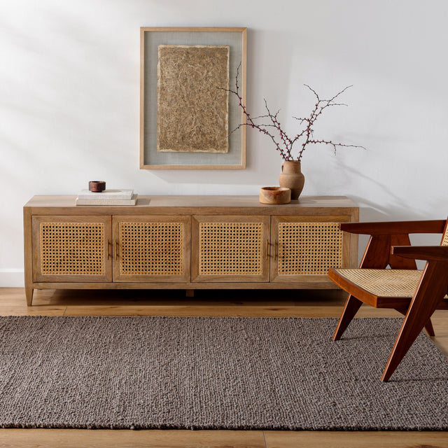 Surya Timbuktu Ttu-2302 Eggplant, Grey, Taupe Rug.