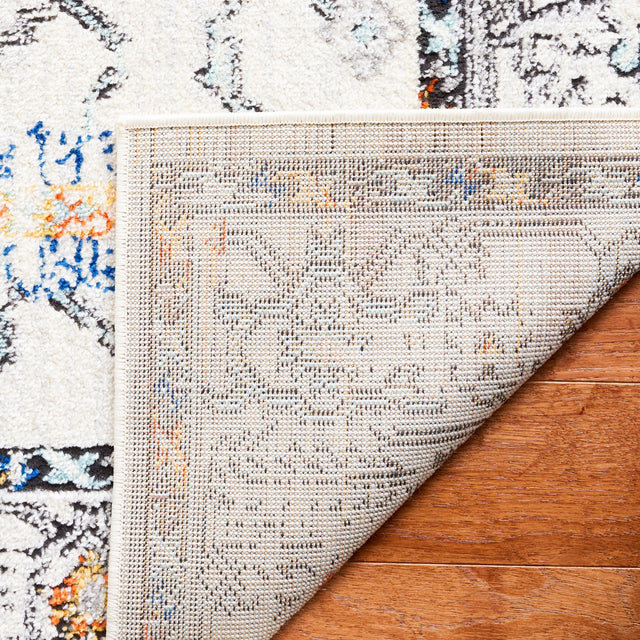 Safavieh Tulum Tul661A Ivory Grey/Blue Rust Rug.