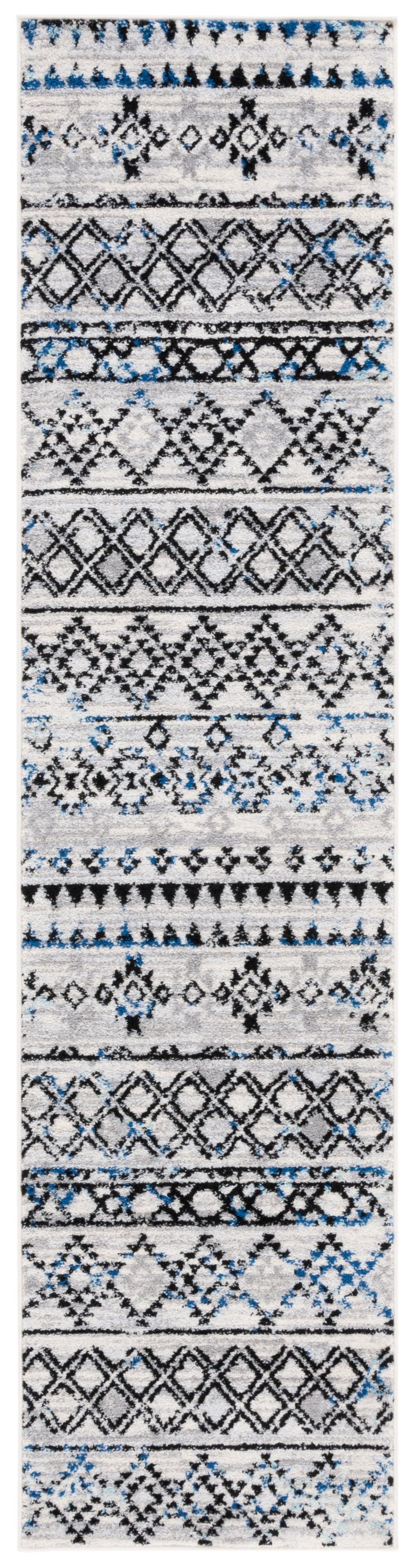Safavieh Tulum Tul663H Ivory Grey/Grey Blue Rug.