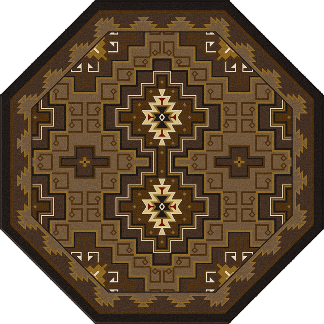American Dakota Two Sisters Chestnut Rug