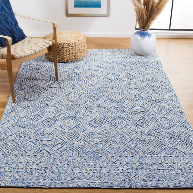Safavieh Textual Txt201M Blue/Ivory Rug.