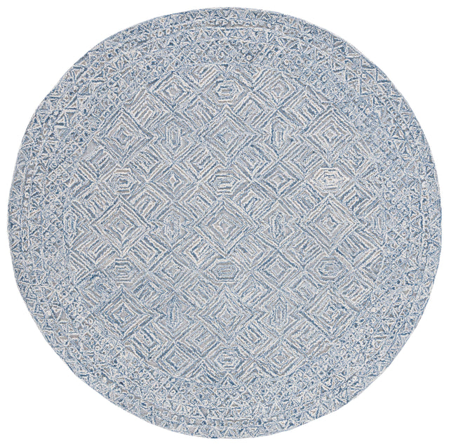 Safavieh Textual Txt201M Blue/Ivory Rug.