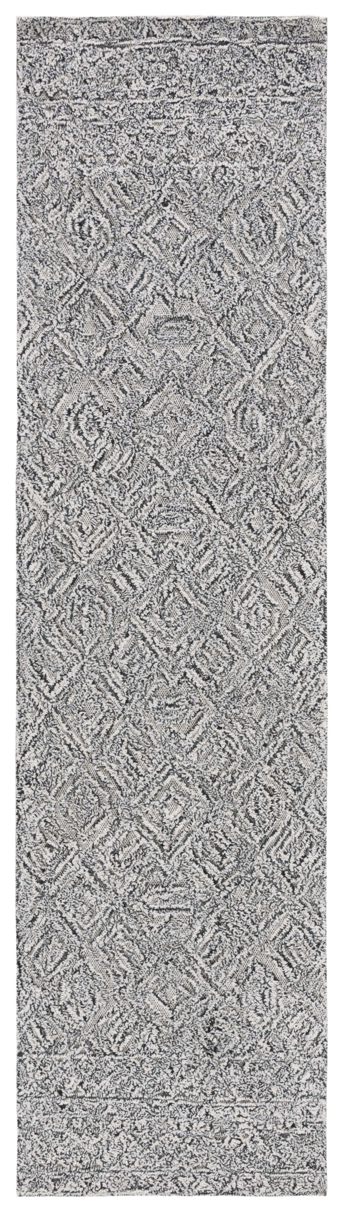 Safavieh Textual Txt201Z Black/Ivory Rug.