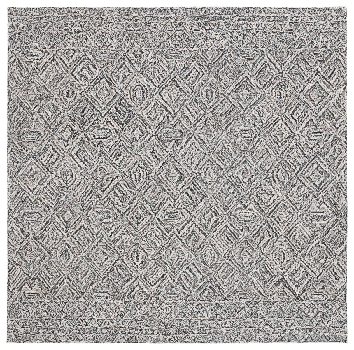 Safavieh Textual Txt201Z Black/Ivory Rug.