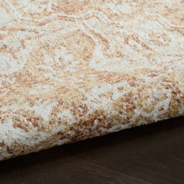 Nourison Astra Machine Washable ASW12 Machine Made Rust Rug