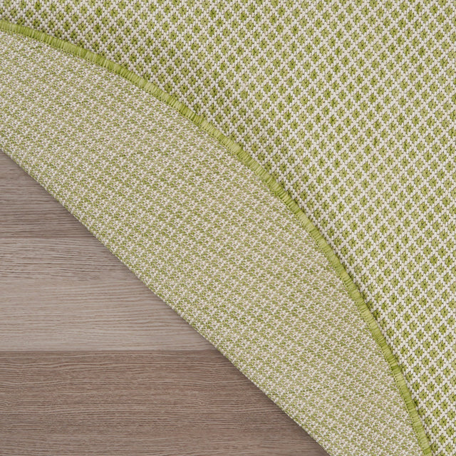 Nourison Courtyard Cou01 Ivory Green Rugs