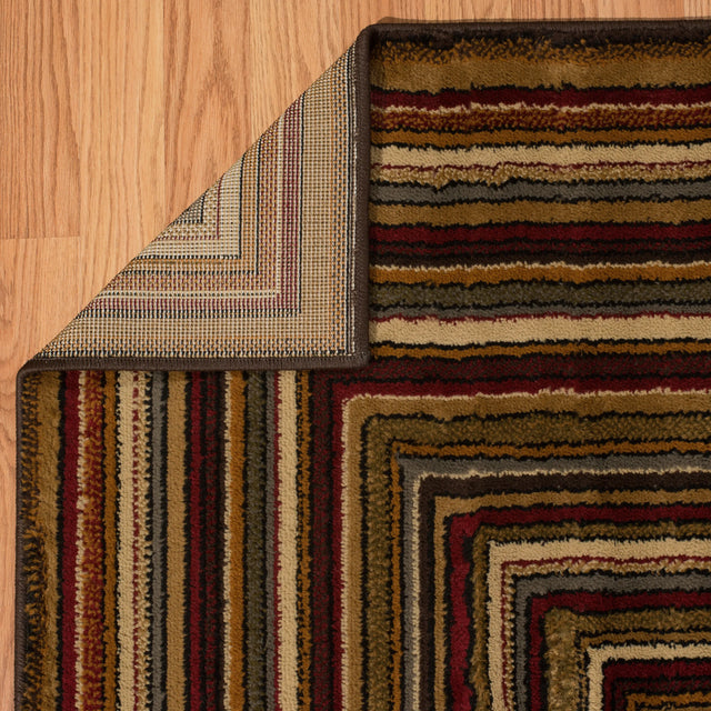 United Weavers Affinity Chapelle Multi Rug - backing detail
