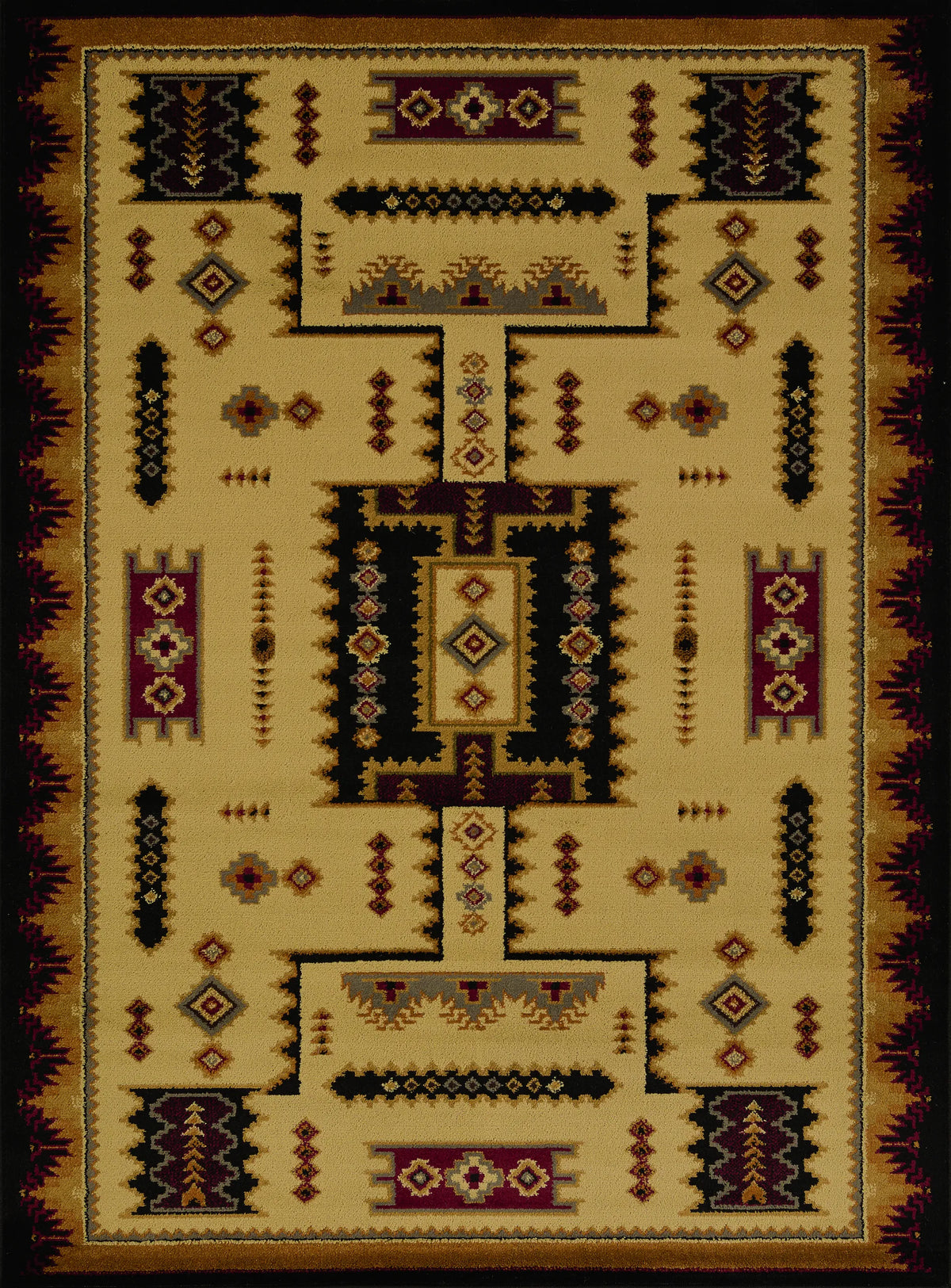 United Weavers Affinity Coltan Ivory Rug - runner front view