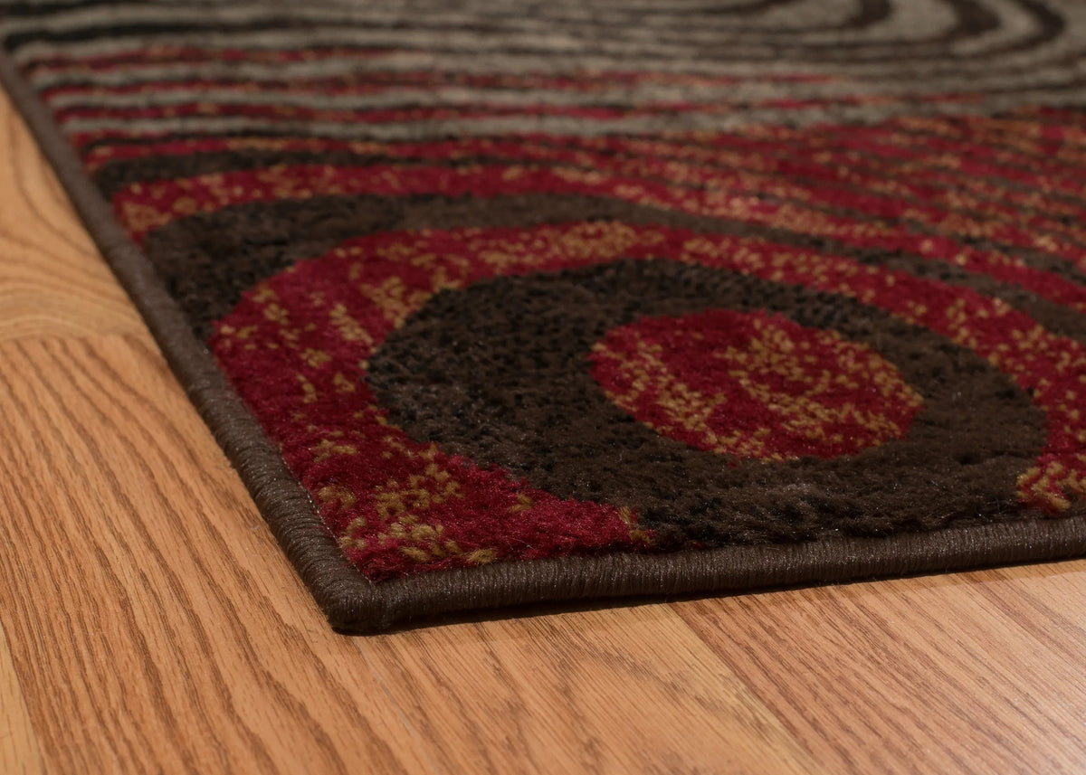 United Weavers Affinity Decibel Multi Rug - angle view