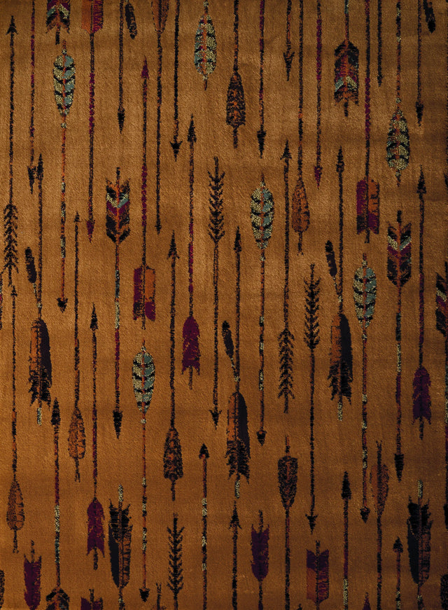 United Weavers Affinity Quilted Arrow Natural Rug - runner front view