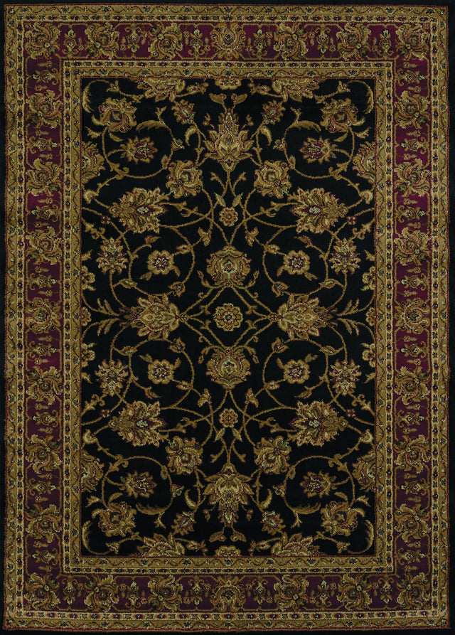 United Weavers Affinity Reza Black Rug - front view