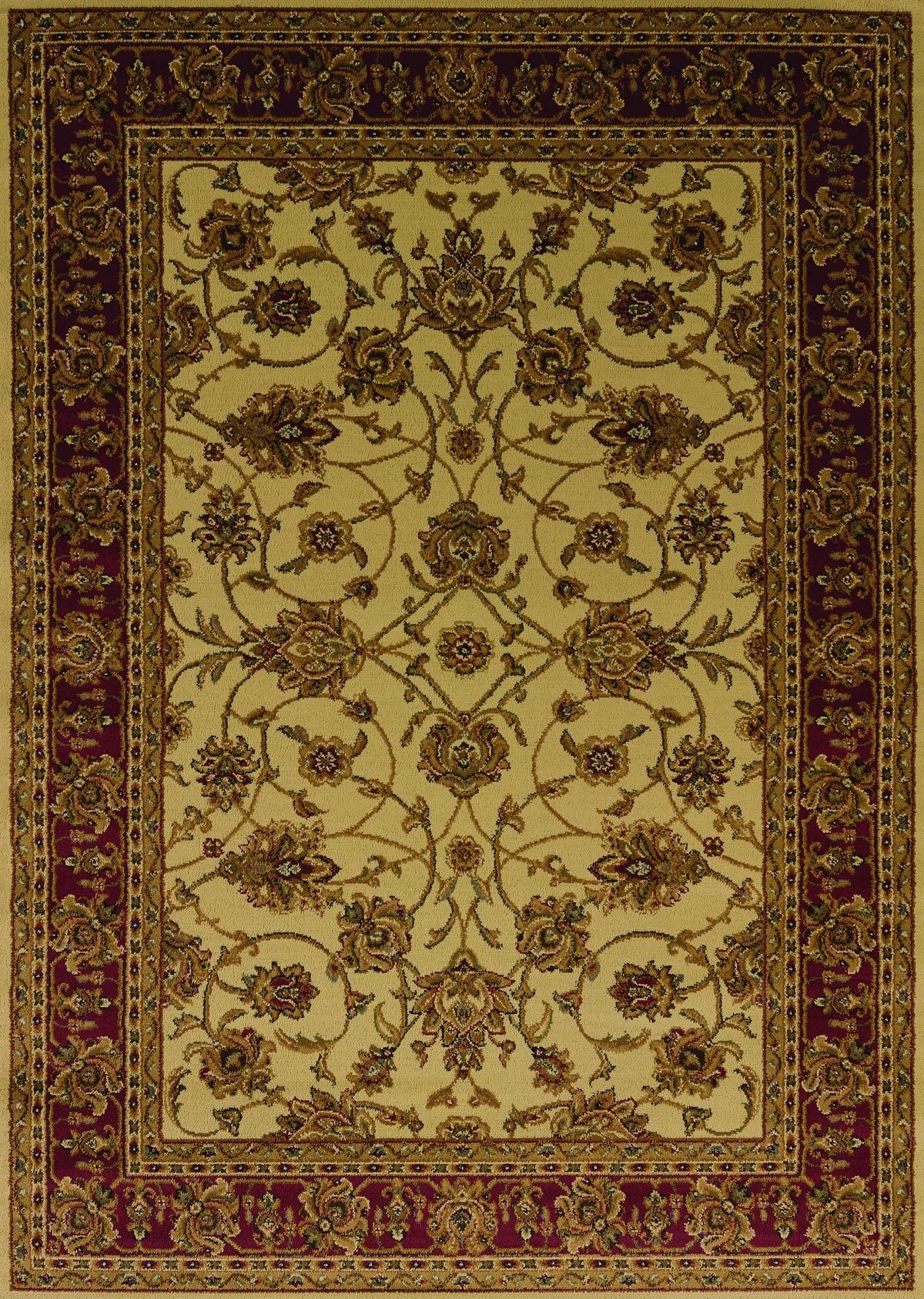 United Weavers Affinity Reza Ivory Rug - front view
