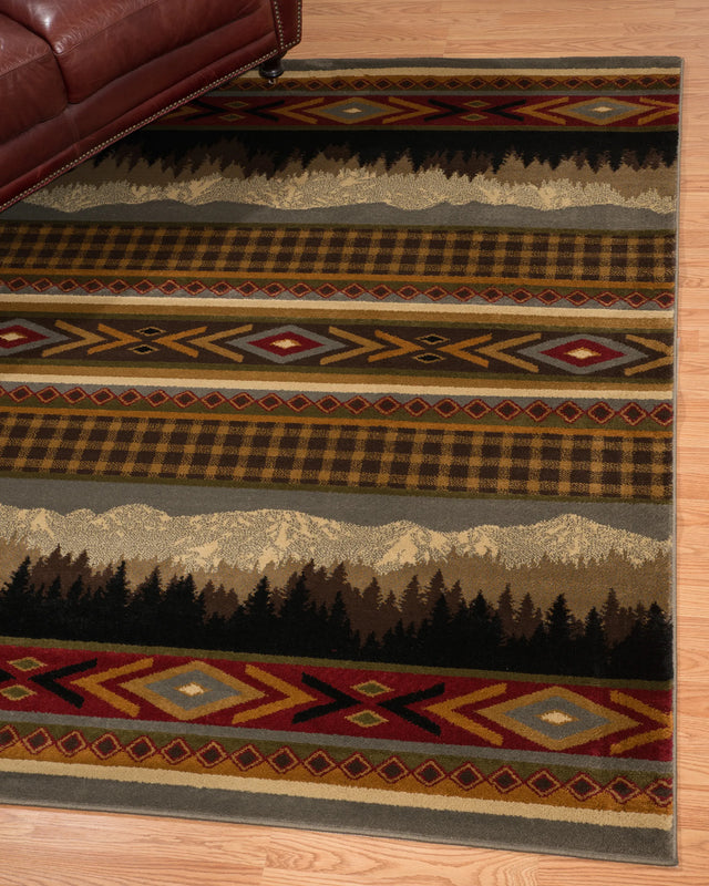 United Weavers Affinity Spring Mountain Multi Rug - room scene