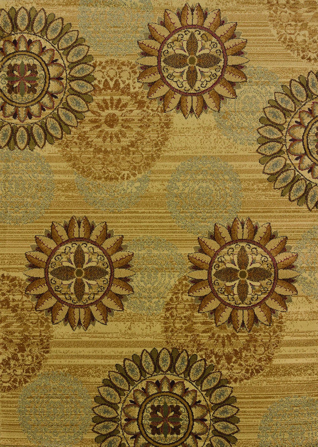 United Weavers Affinity Sundial Ivory Rug - front view