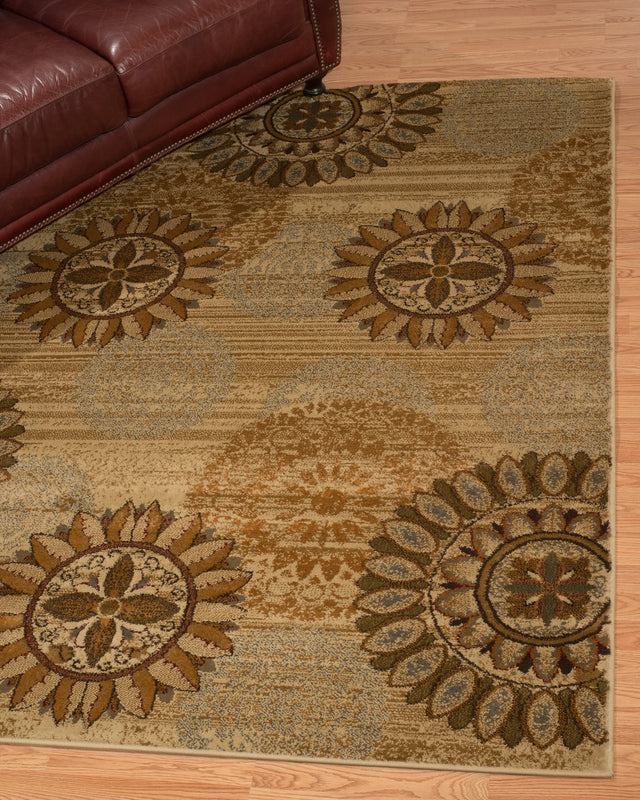 United Weavers Affinity Sundial Ivory Rug - room scene