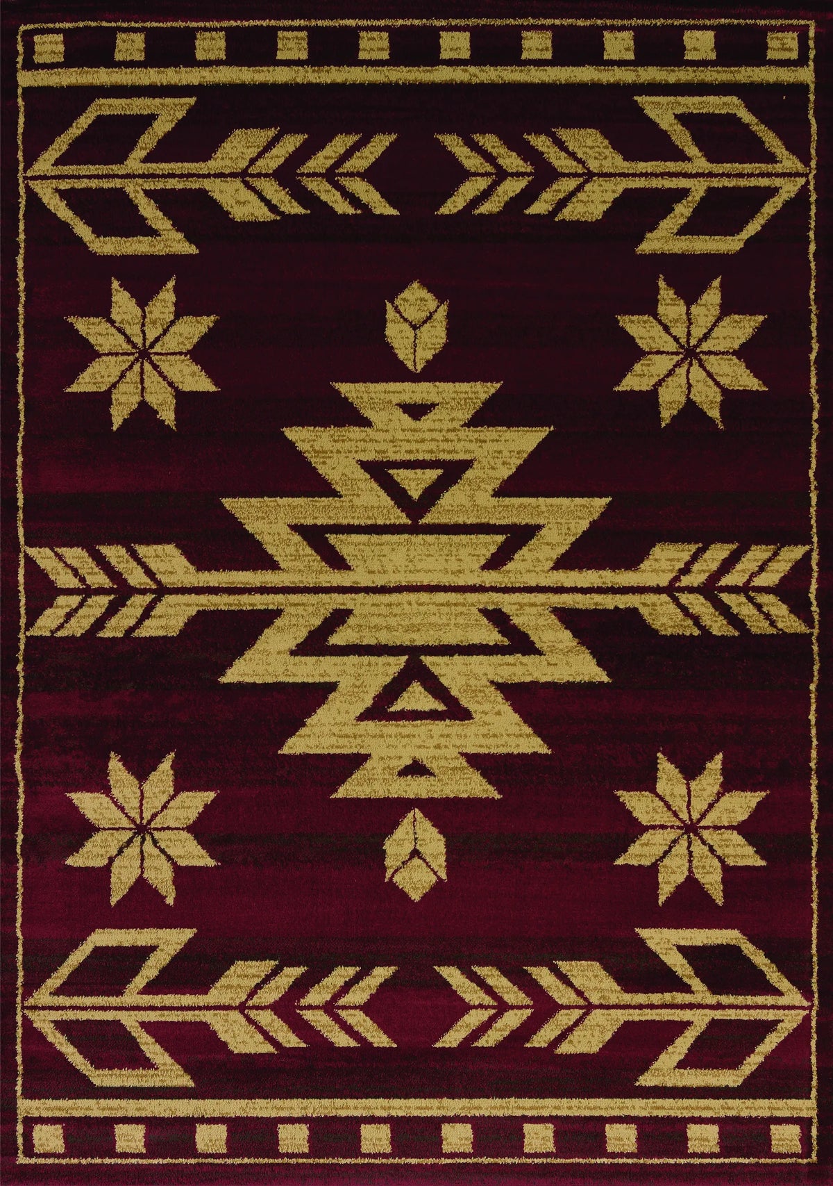 United Weavers Affinity Teton Red Rug - runner front view